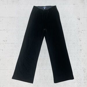 Chaps Ralph Lauren Velvet Wide Pants Size 10 Side Zip Elegant